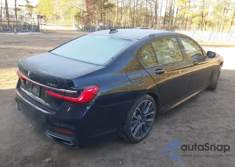 2020 BMW 750I xDrive from USA, damaged, VIN WBA7U2C01LBX84821
